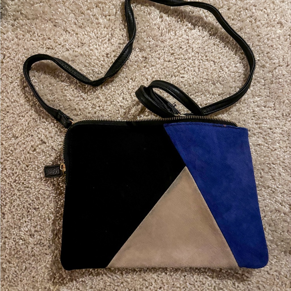 Stylish Tri-Color Crossbody Bag
